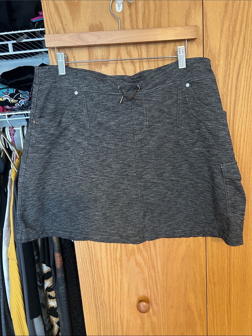 Kuhl Skirt Women Mova Skort Tennis Golf Hiking Dark Heather Large
